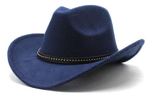 Sombrero Vaquero Moda Texana 100% Lana Unisex Horma Elegante