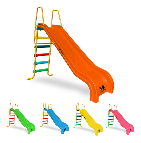 Tobogan Infantil 5 Escalones Bajada Rotomoldeo Doble Pared