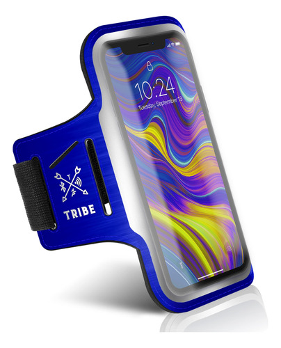 Brazalete Tribe Running  Porta Celular - Talle S  Azul 