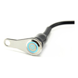 Interruptor De Acero Inoxidable Para Faros De Moto |luz Azul