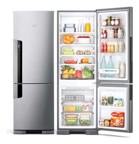 Geladeira Refrigerador Consul Frost Free Inverse Cre44bk