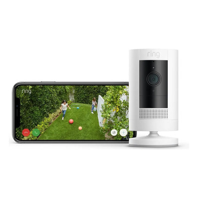 Cámara de seguridad exterior inalámbrica Ring Stick Up Cam | Meses sin interés