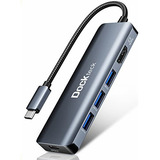 Hub Usb C Hdmi De 8k, Adaptador Multipuerto Usb-c 5 En 1, Do