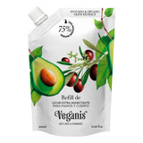 Veganis Refill De Leche Extra Humectante Avocado Oliva 300ml