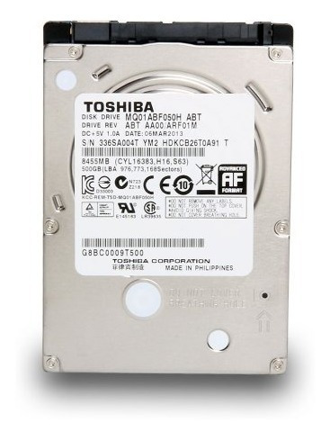 Toshiba Hdkcb26 500 Gb 2,5 Pulgadas Disco Duro Híbrido