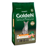 Ração Golden Seleção Natural Gatos Adultos Frango & Arroz 10,1kg