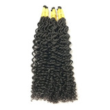 Cabelo Cacheado Limpo Brasileiro Humano 70/75cm 250gr Cor Castanho