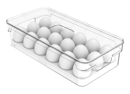 Organizador De Huevos Clear Fresh Ou 18 Unidades Cocina