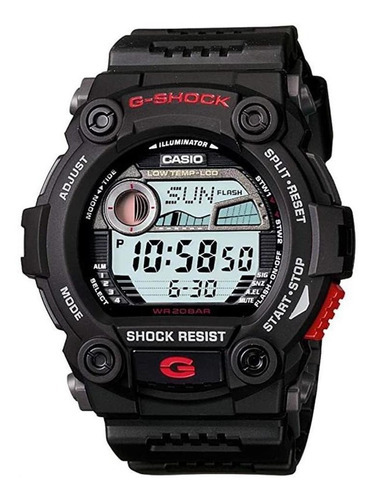 Reloj Casio G-shock G-7900-1d Color De La Correa Negro Color Del Bisel Negro Color Del Fondo Nude