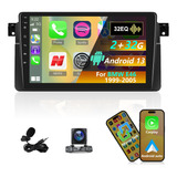 9'' Autoestéreo 2+32g Carplay Gps Para Bmw E46 1999-2005