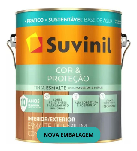 Tinta Esmalte Premium Seca Rápido Brilhante Suvinil 3,6l