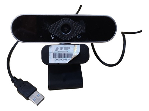 Camara Web Negra Usb Con Micrófono