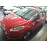 Ford Fiesta Titanium Automatico Rojo 2015