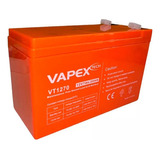 Bateria 12v 7ah Vapex Auto A Bateria Juguete Alarma Ups