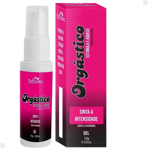 Gel Lubrificante Feminino Orgástico Excita Aquece Estimula 