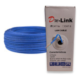 Cable Red Utp Cat 5e Unifilar De Aleación - Caja 100mts Azul