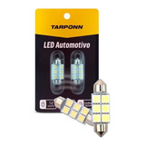 Lâmpada Tarponn Led Torpedo Sj-5050-6smd-39mm 12v 6000k