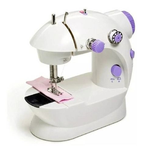 Maquina De Coser Mini Recta Con Luz Y Corte De Hilo Pedal