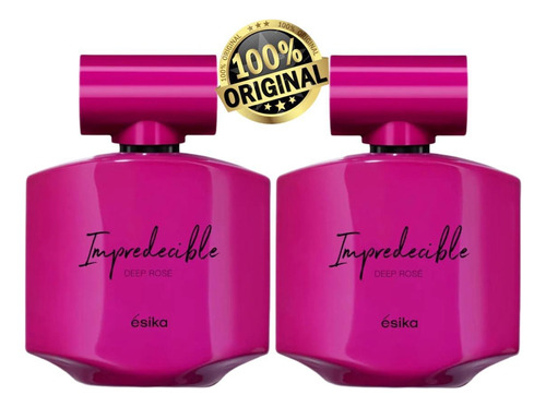 Perfume Impredecible Deep Rosé X2 Unidades Ésika