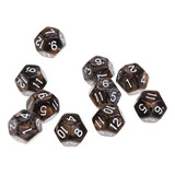 5x 10x Dados Poliédricos D12 De 12 Caras Para Juegos