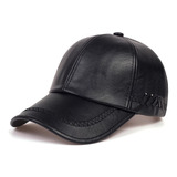 Gorra Estilo Jockey Unisex Cuero Pu