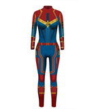 Disfraz De Cosplay De Superhéroes Del Capitán Marvel Para Mu