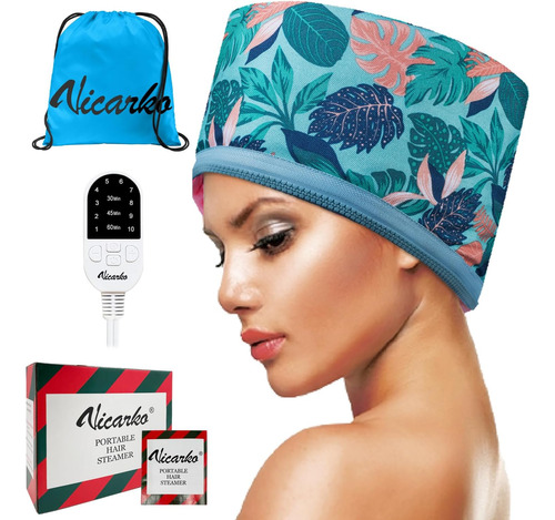 Vicarko Vaporizador De Cabello Gorro Térmico De Calor Acondi