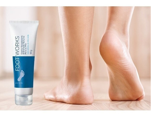 Avon Foot Works Creme Hidratante Para Os Pés Noturno 90g