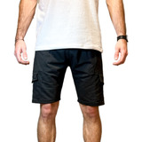 Short Bermuda Algodón Cargo Hombre 