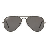 Anteojo De Sol Ray Ban Aviator Rb3025 002/48 58 Polarizado