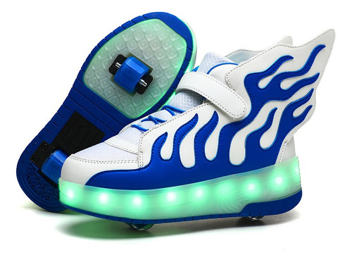 Flame Wings Zapatos Voladores Patines + Led Recargable