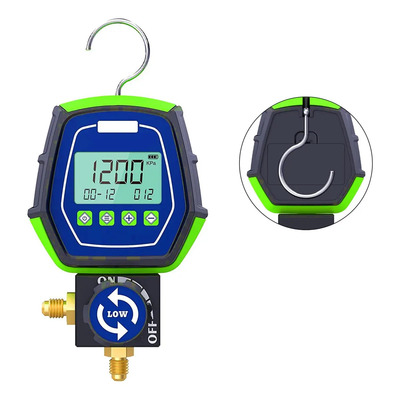 Vacuometro Manómetro Digital Refrigeración Hvac,probador De Fugas/temperatura ,presión Porcentaje De Vacío,llenado De Refrigerante Para R32 R401a R134a 0-6000kpa Mrcartool L202