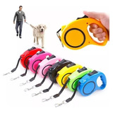 Correa Retractil Paseo Mascotas Perros Gatos 5mts