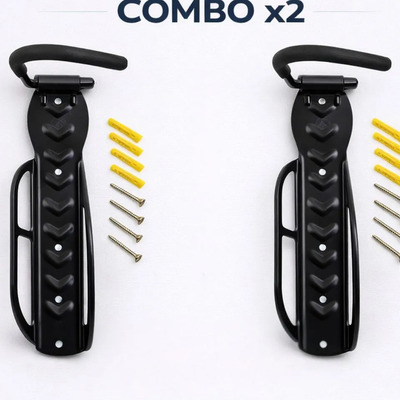Combo Soporte Pared Para Colgar Bicicleta Gancho X 2 | Envío gratis