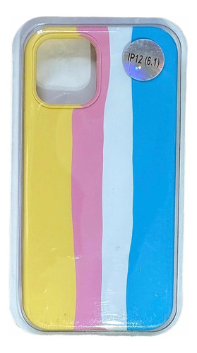 Funda Arcoiris Para iPhone 12/ 12 Pro Multicolor