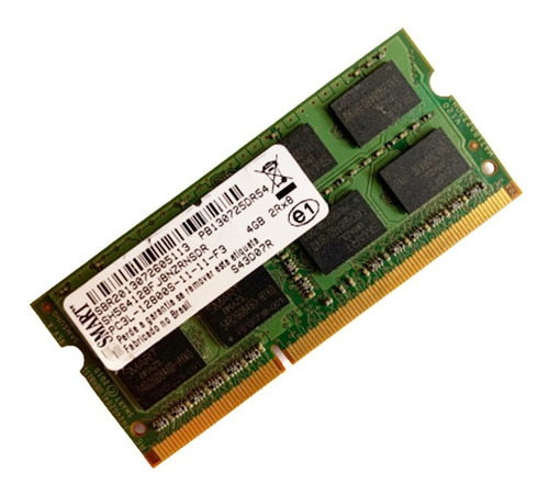 Memória Para Notebook  Ddr3  4gb  Pc3l- 12800s