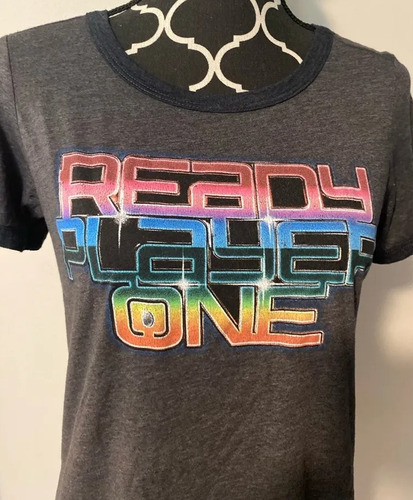 Remera Mujer Ready Player One Talle M Original Importada