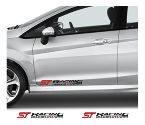 Sticker Fiesta Focus St Racing Para Puertas