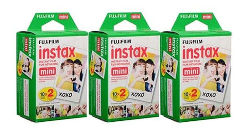 Instax Mini Instant Film 3 Paquetes Gemelos,60 Fotos Totale
