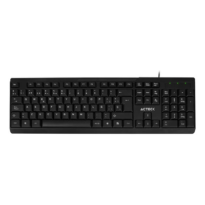 Teclado Alámbrico Usb Inspire Ta210 105 Teclas Clásico Color del teclado Negro | Meses sin interés