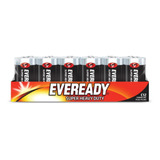 Pila Eveready Carbon Zinc C Charola 12 Unidades