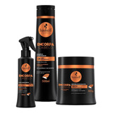 Kit Haskell Encorpa 500ml Shampoo + Máscara + Fluido