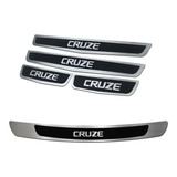 Cubre Zocalo Black P/ Baul Y Puerta P/ Chevrolet Cruze Sedan