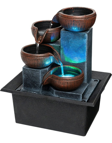 Fuente Zen Decorativa 4 Niveles Led Relajacion