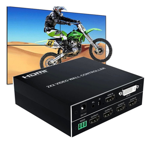 Controlador De Pared De Video Hdmi 1080p 2 X 2