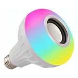 Foco Led Bluetooth Con Bocina Rgb Colores Kit 6 Piezas