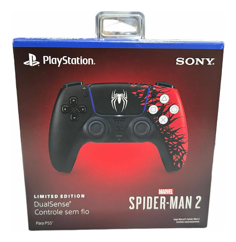 Controle Sony Dualsense Edição Limitada Spider-man 2 Ps5