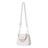 Bolsa Mujer Moda Mariconera Crossbody Zulma Fana Blanco