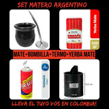 Set Matero!mate Urbano+bombilla Saca Yerba +termo+yerbera!