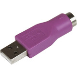 Adaptador De Teclado Ps/2 A Usb Hembra A Macho / Startec /vc Color Morado